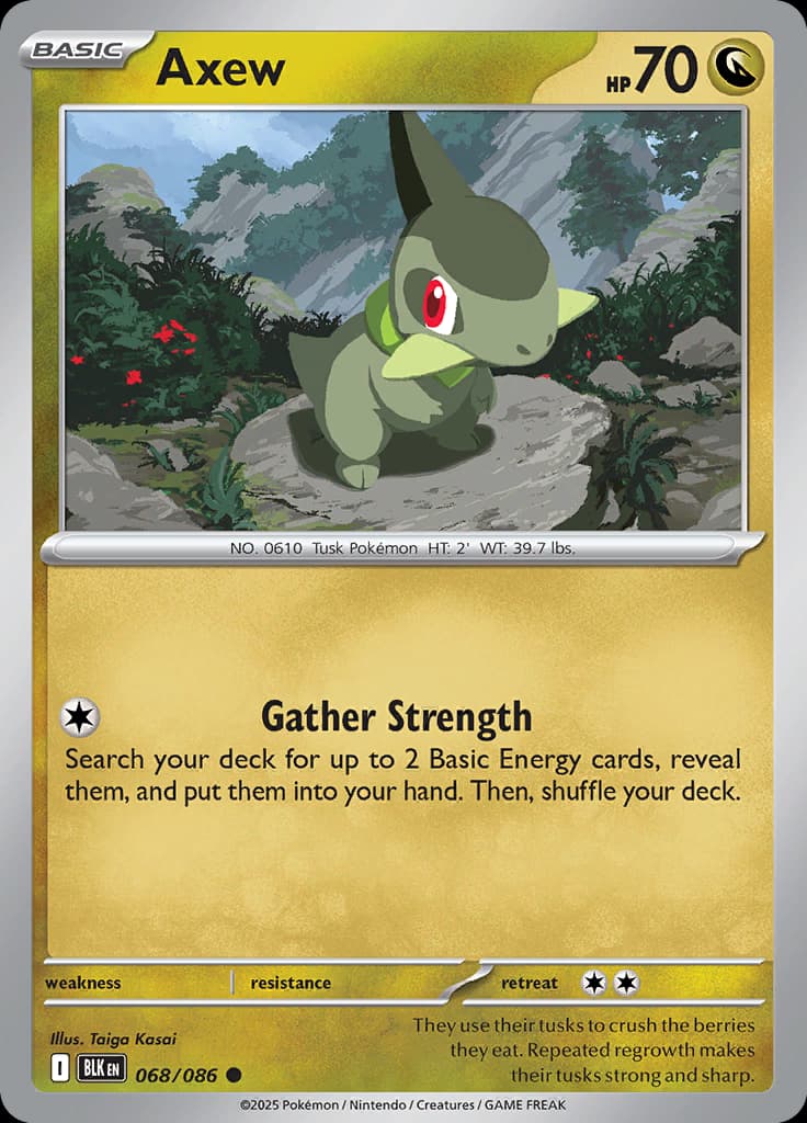 Black Bolt Pokemon card #068 - high resolution TCG trading card image