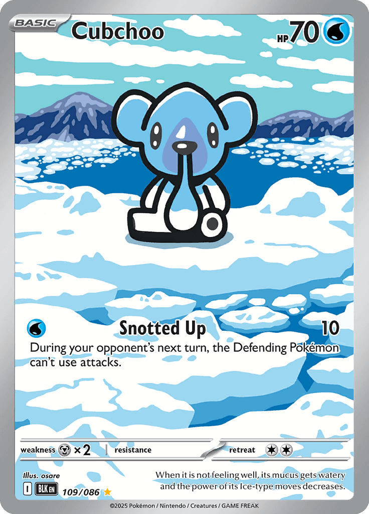 Black Bolt Pokemon card #109 - high resolution TCG trading card image