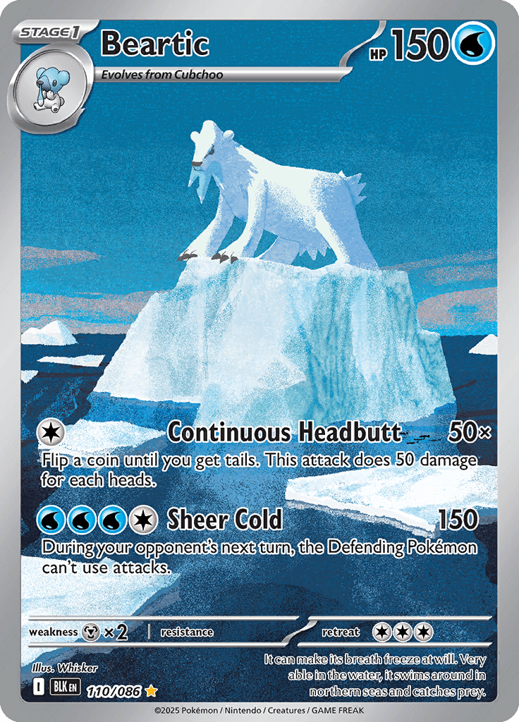 Black Bolt Pokemon card #110 - high resolution TCG trading card image