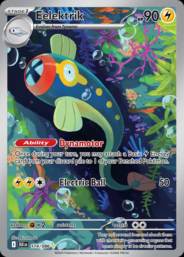 Black Bolt Pokemon card #114 - high resolution TCG trading card image