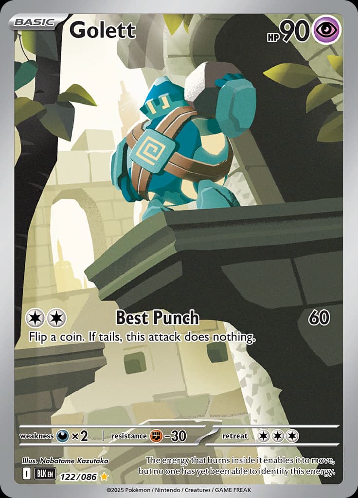 Black Bolt Pokemon card #122 - high resolution TCG trading card image