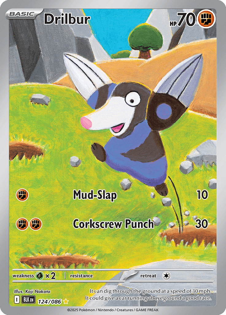 Black Bolt Pokemon card #124 - high resolution TCG trading card image