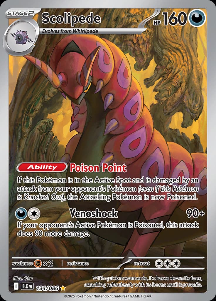Black Bolt Pokemon card #134 - high resolution TCG trading card image