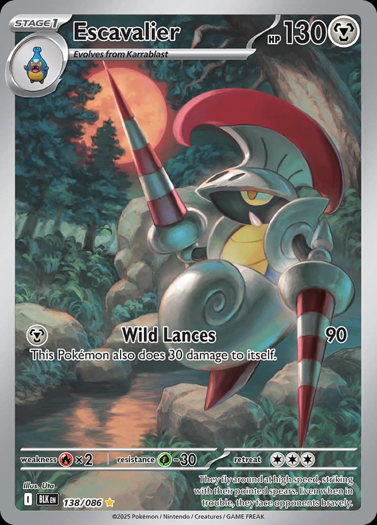 Black Bolt Pokemon card #138 - high resolution TCG trading card image