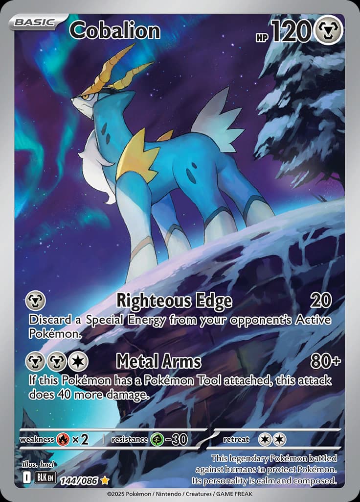 Black Bolt Pokemon card #144 - high resolution TCG trading card image