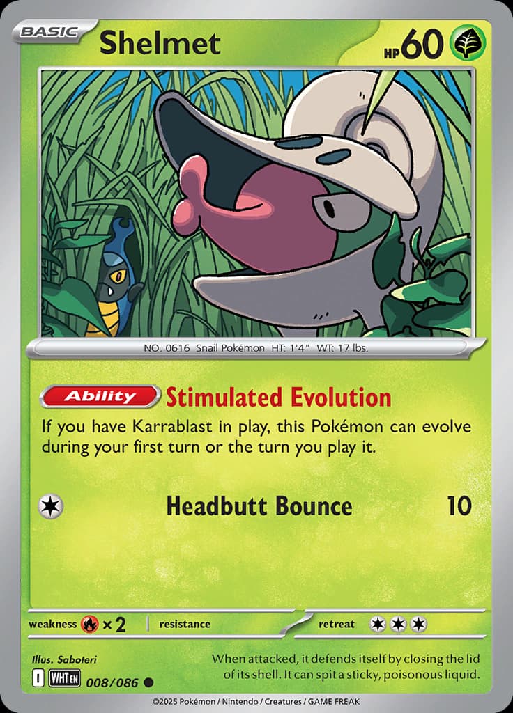 White Flare Pokemon card #008 - high resolution TCG trading card image