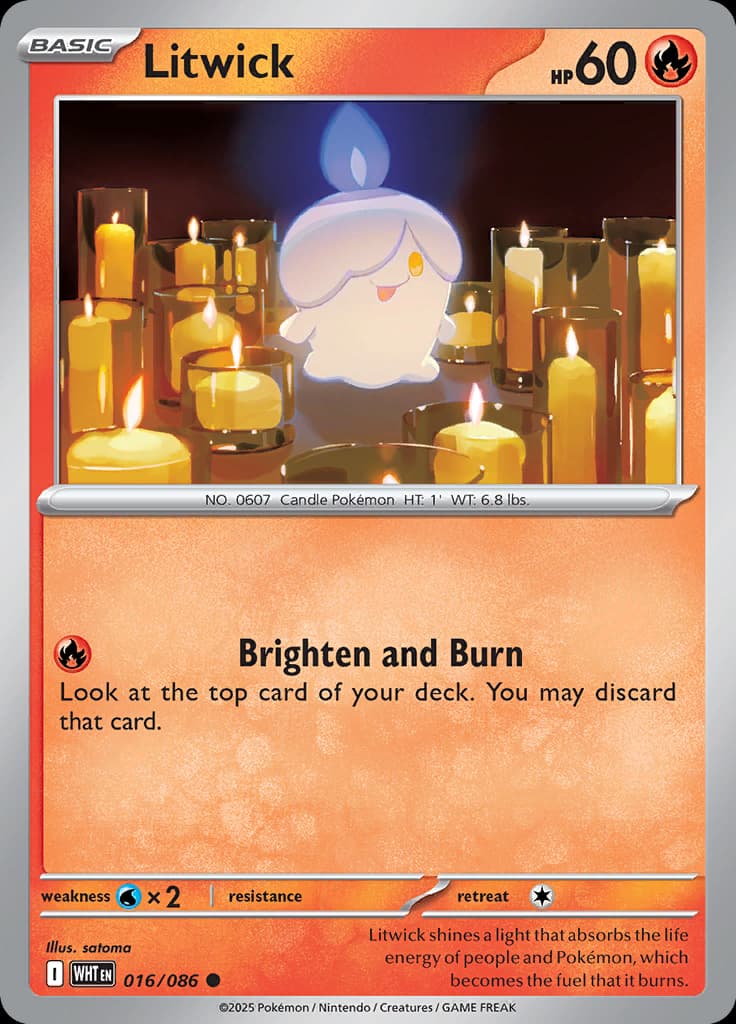 White Flare Pokemon card #016 - high resolution TCG trading card image