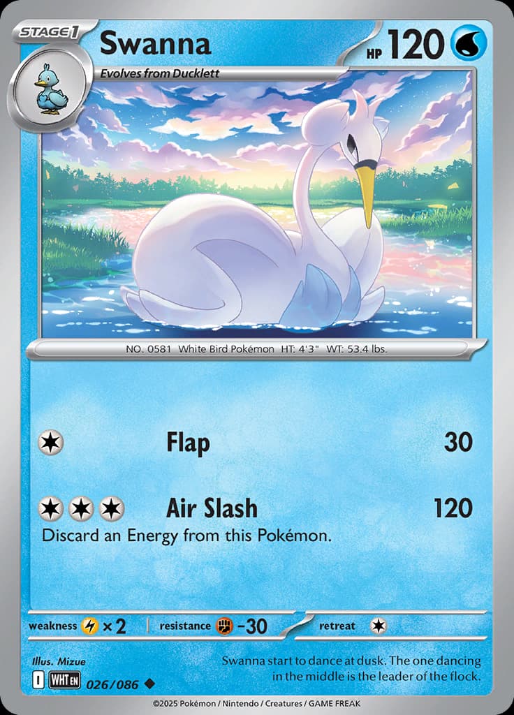 White Flare Pokemon card #026 - high resolution TCG trading card image