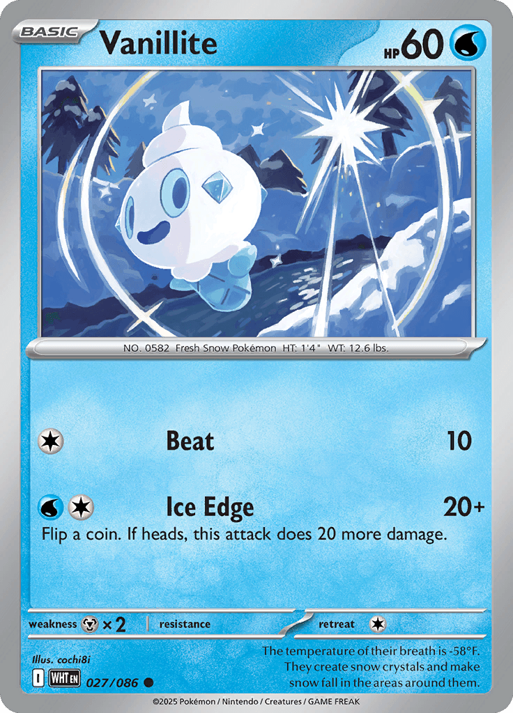 White Flare Pokemon card #027 - high resolution TCG trading card image