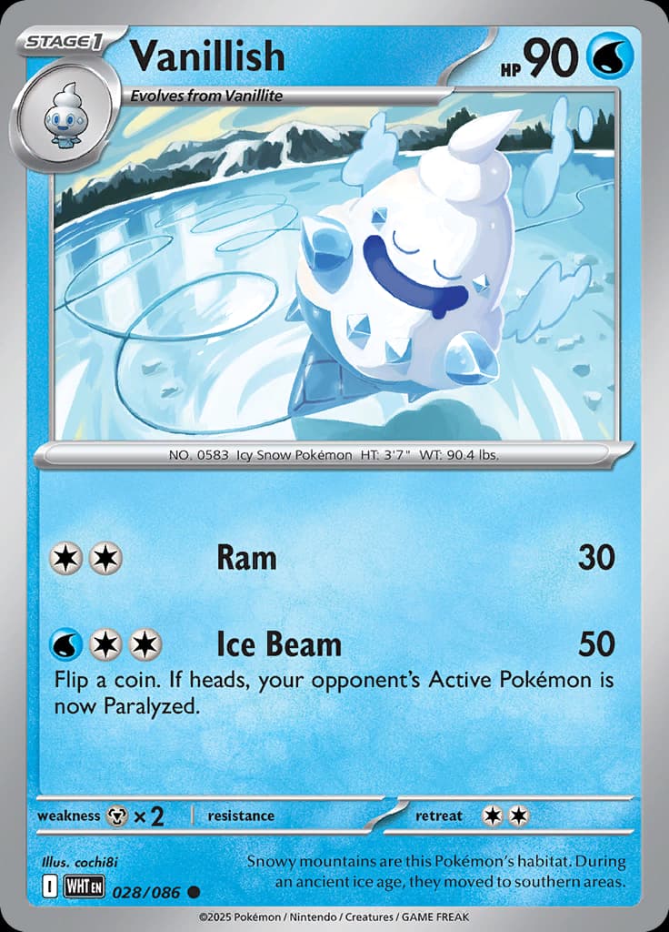 White Flare Pokemon card #028 - high resolution TCG trading card image