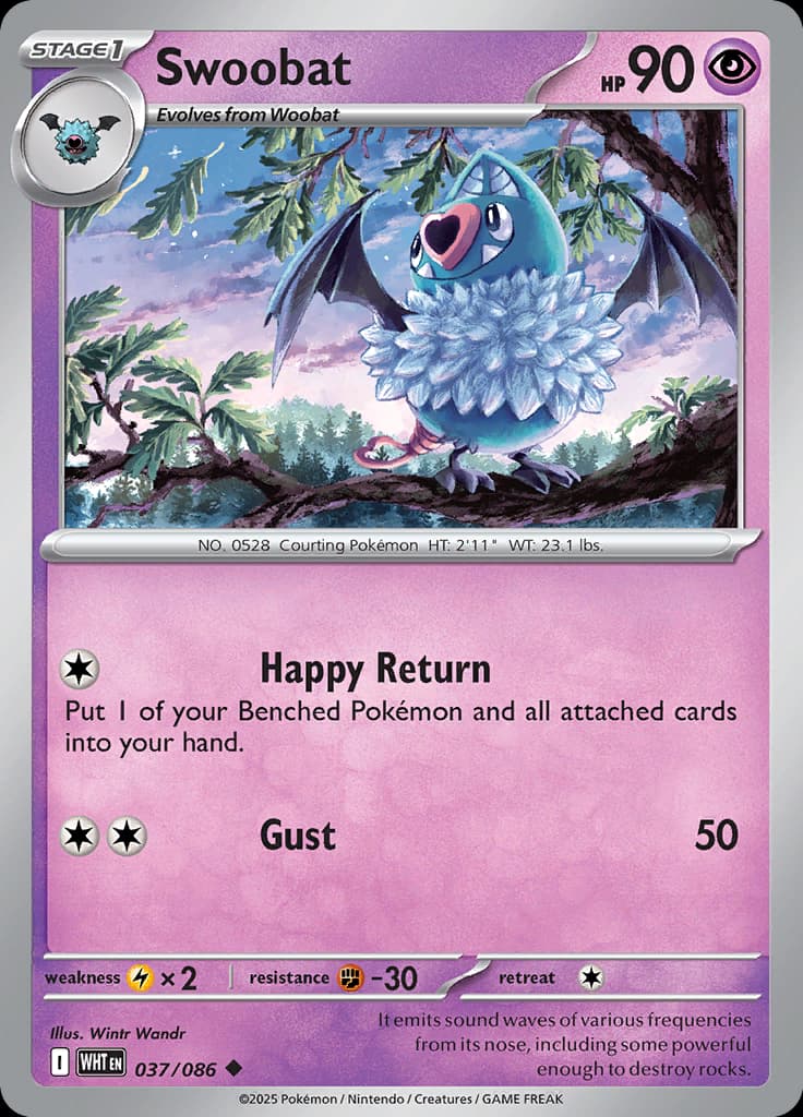 White Flare Pokemon card #037 - high resolution TCG trading card image
