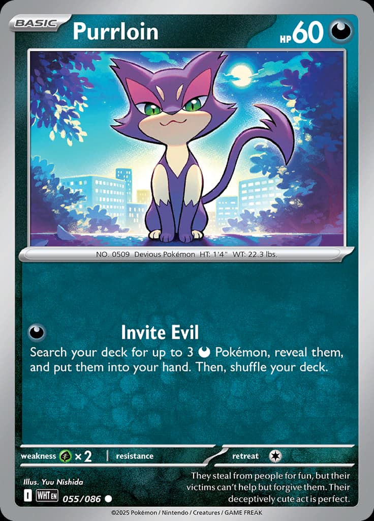 White Flare Pokemon card #055 - high resolution TCG trading card image