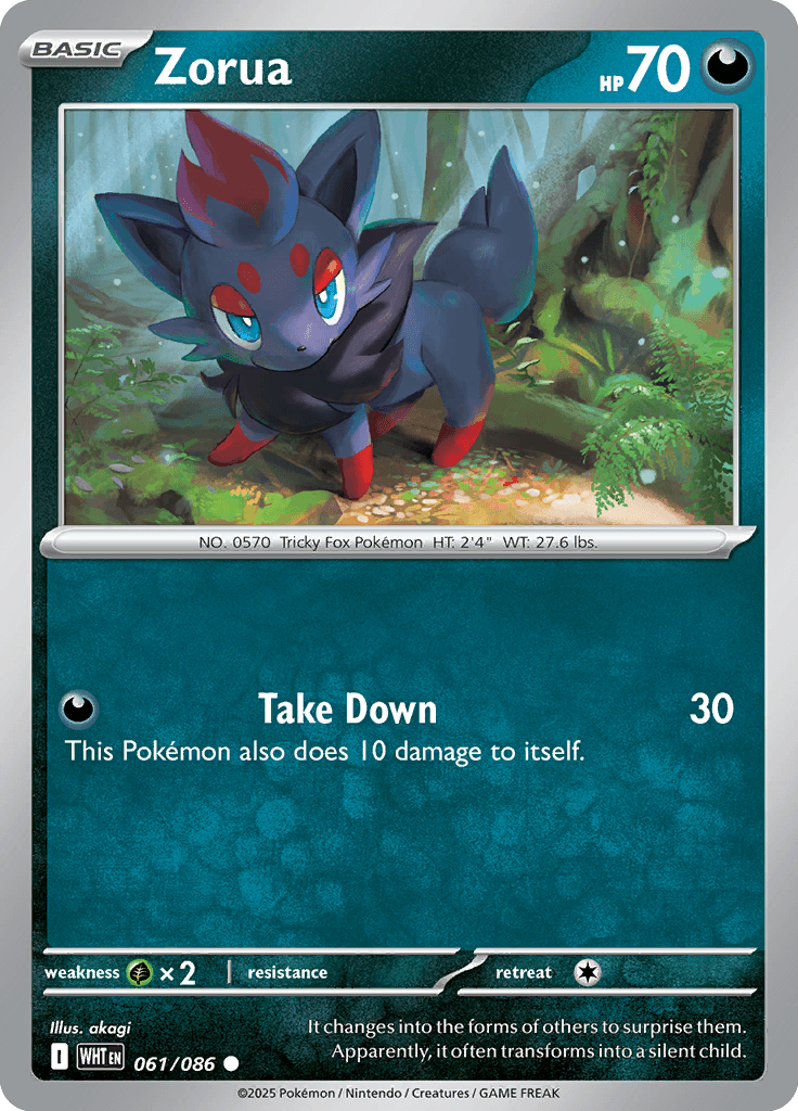 White Flare Pokemon card #061 - high resolution TCG trading card image