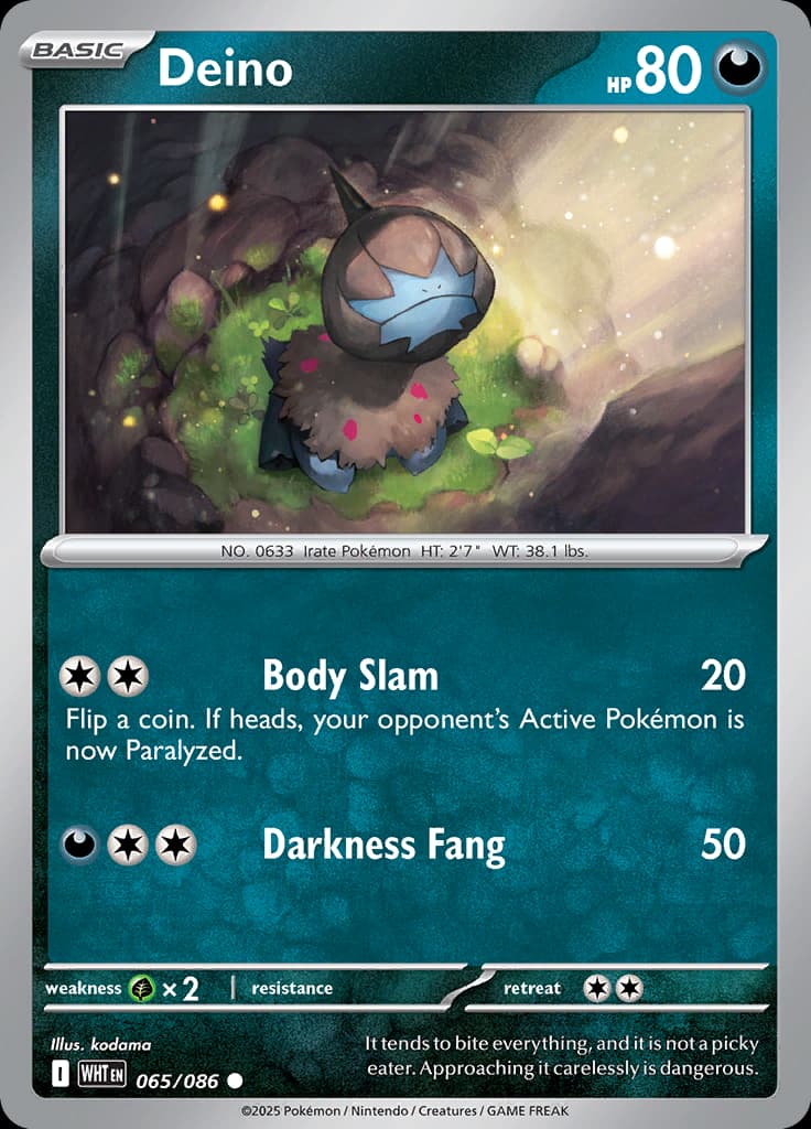 White Flare Pokemon card #065 - high resolution TCG trading card image