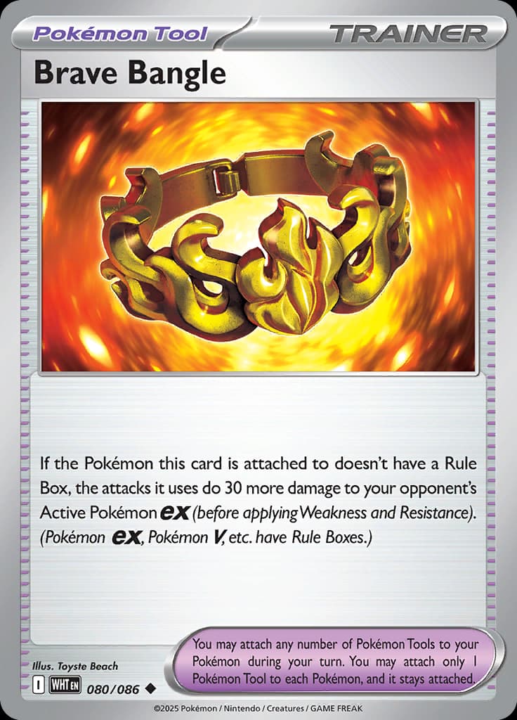White Flare Pokemon card #080 - high resolution TCG trading card image