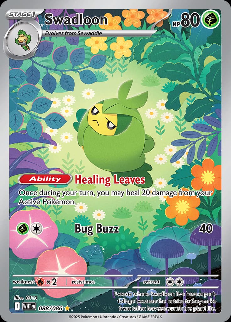 White Flare Pokemon card #088 - high resolution TCG trading card image
