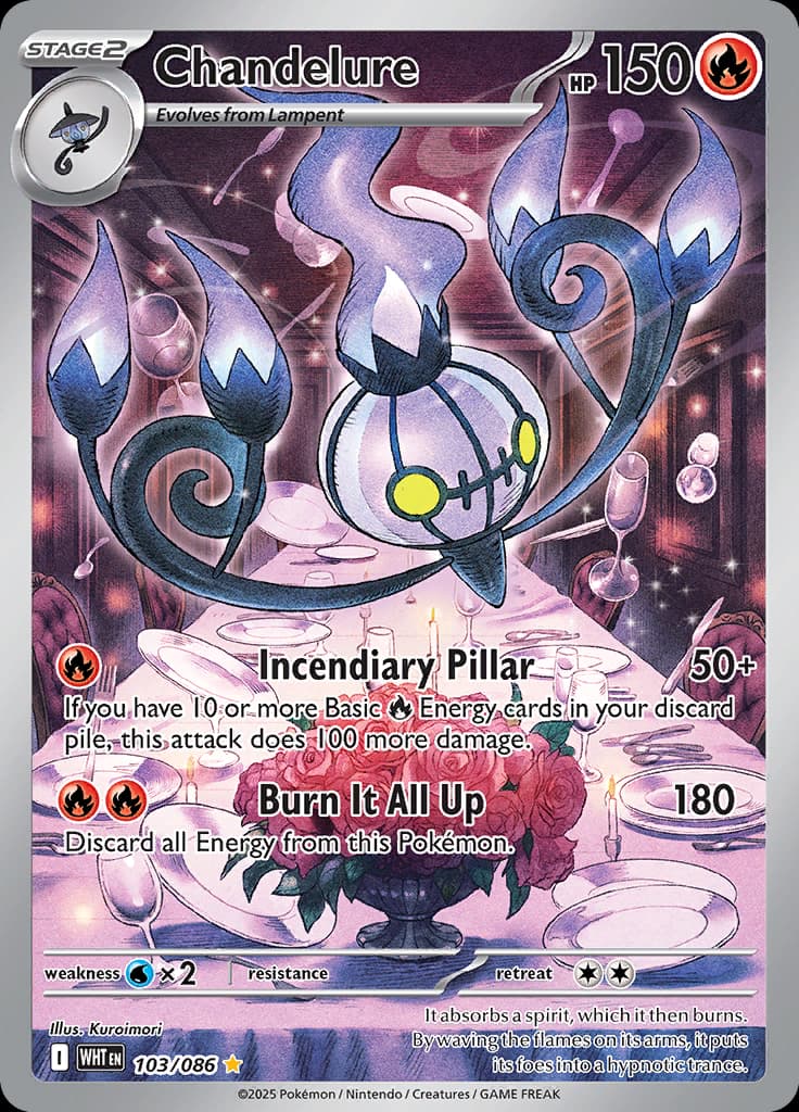 White Flare Pokemon card #103 - high resolution TCG trading card image