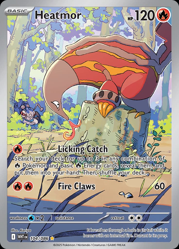 White Flare Pokemon card #104 - high resolution TCG trading card image