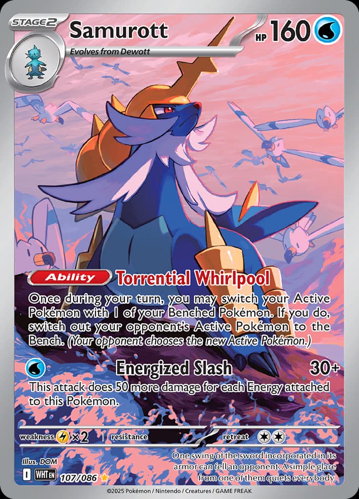 White Flare Pokemon card #107 - high resolution TCG trading card image