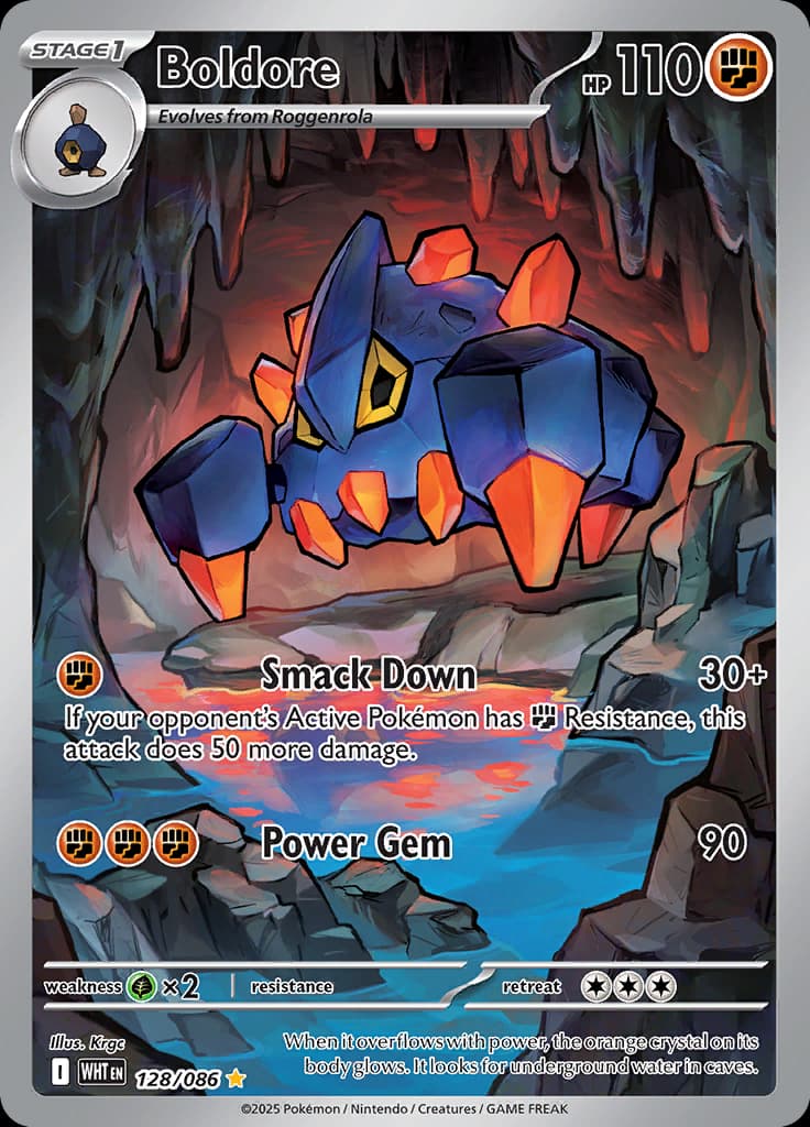 White Flare Pokemon card #128 - high resolution TCG trading card image