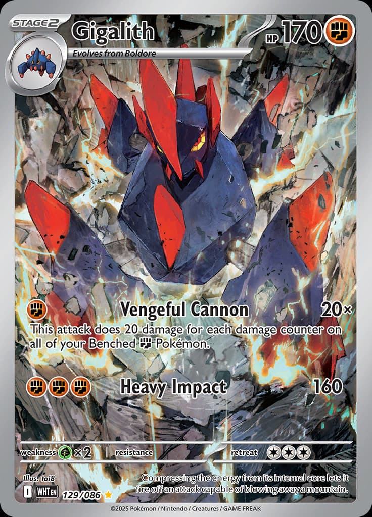 White Flare Pokemon card #129 - high resolution TCG trading card image