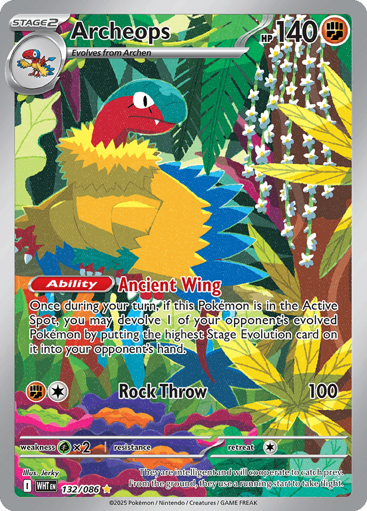 White Flare Pokemon card #132 - high resolution TCG trading card image