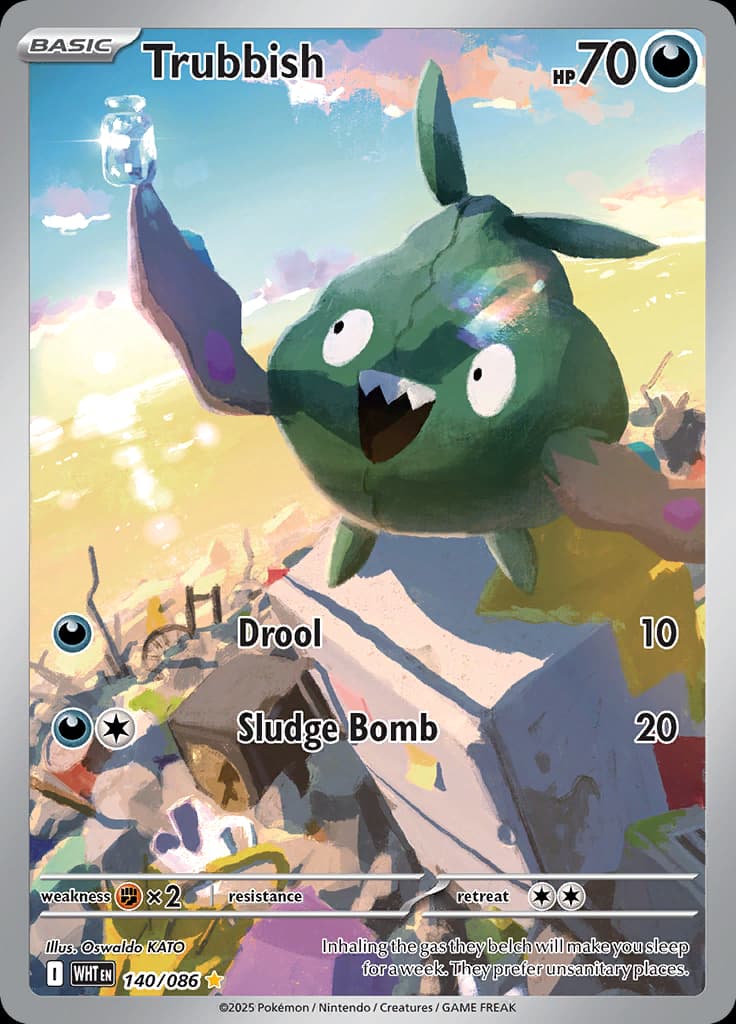 White Flare Pokemon card #140 - high resolution TCG trading card image