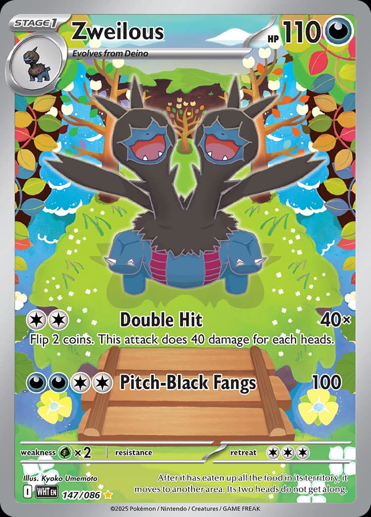 White Flare Pokemon card #147 - high resolution TCG trading card image