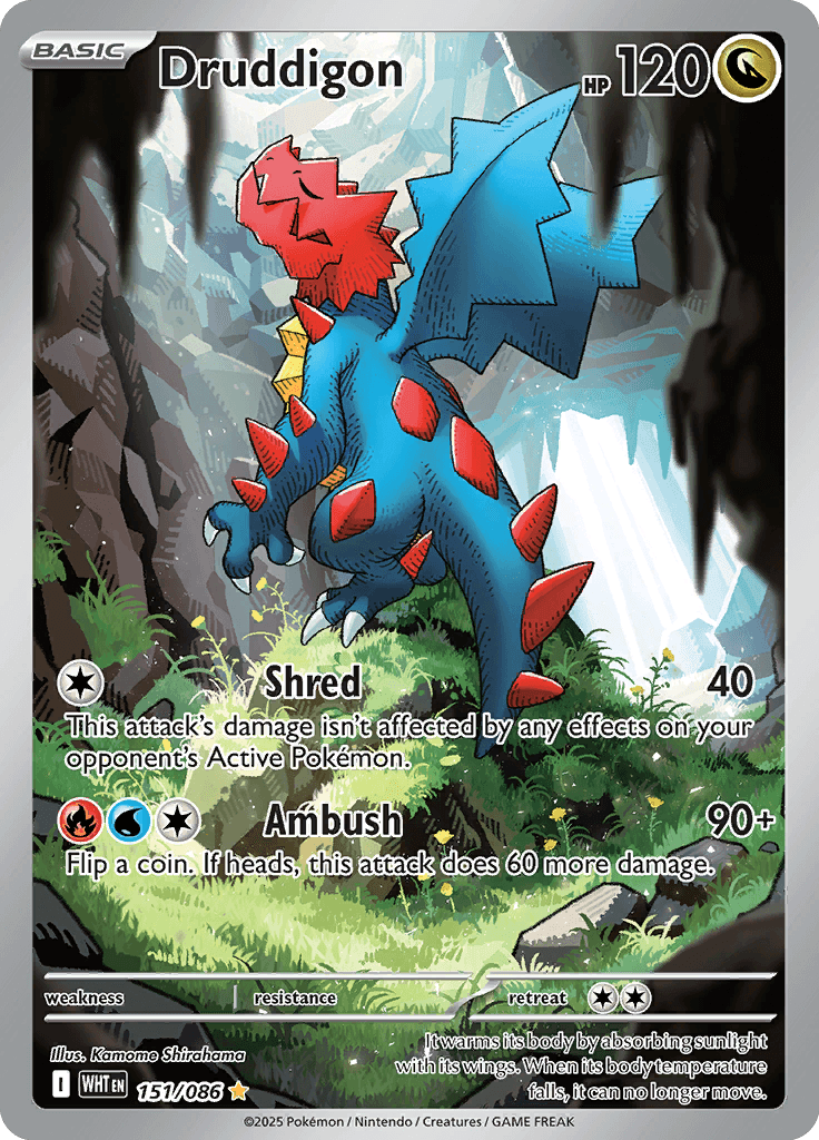 White Flare Pokemon card #151 - high resolution TCG trading card image