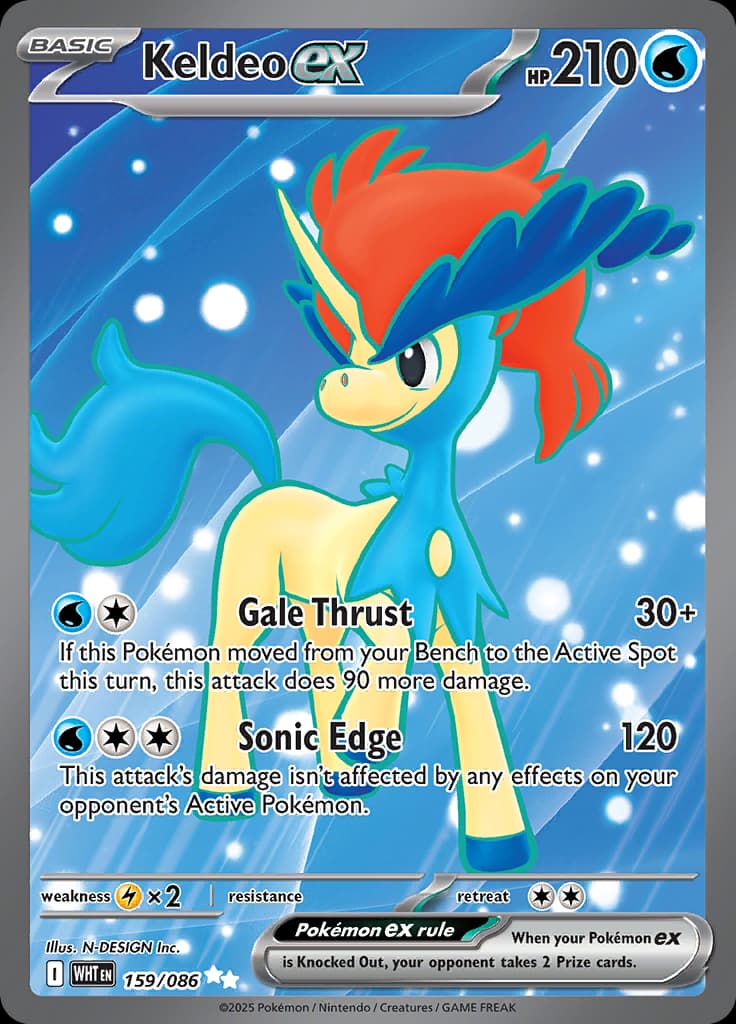 White Flare Pokemon card #159 - high resolution TCG trading card image