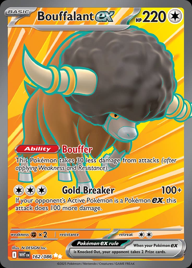 White Flare Pokemon card #162 - high resolution TCG trading card image