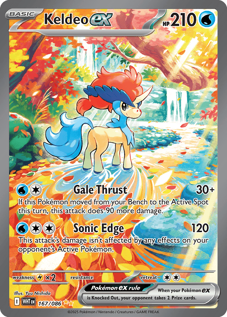 White Flare Pokemon card #167 - high resolution TCG trading card image