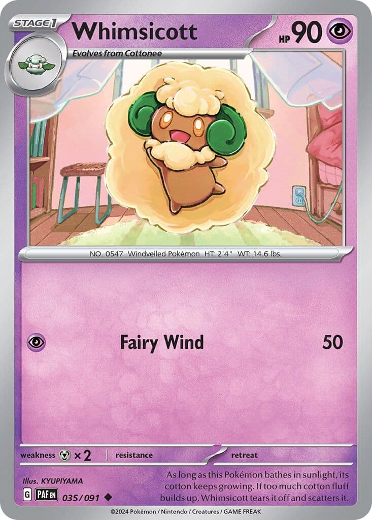 Paldean Fates Pokemon card #035 - high resolution TCG trading card image