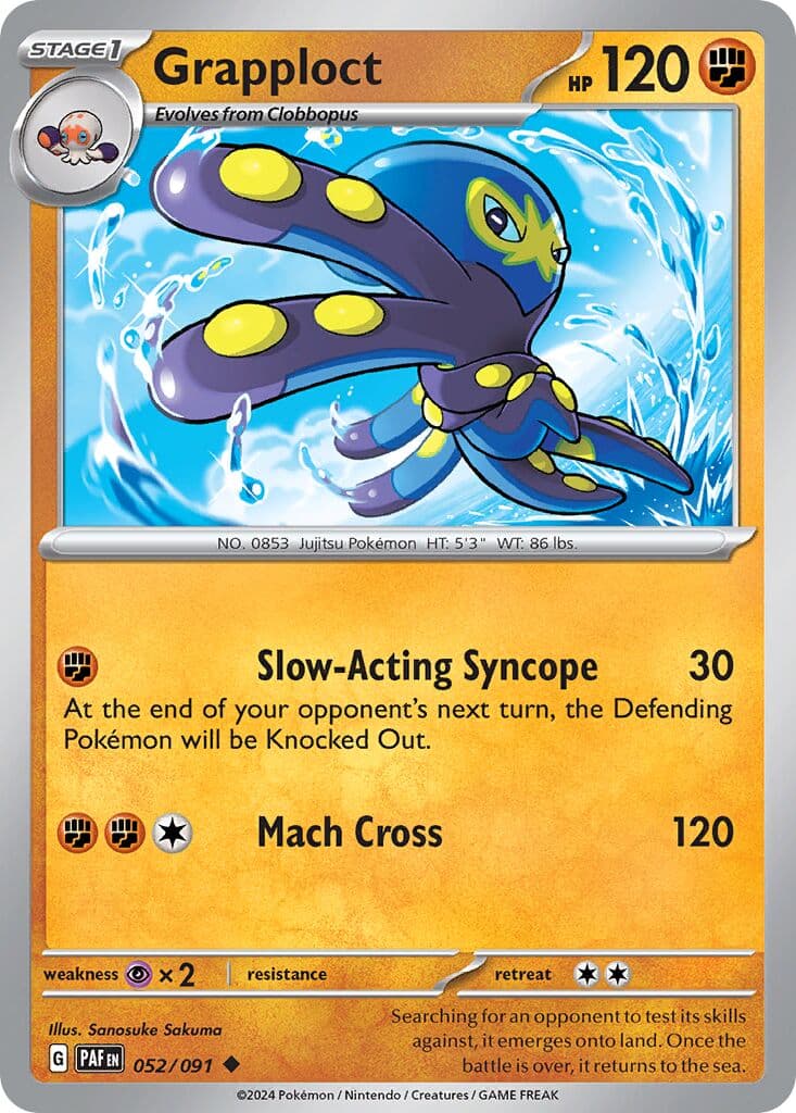 Paldean Fates Pokemon card #052 - high resolution TCG trading card image