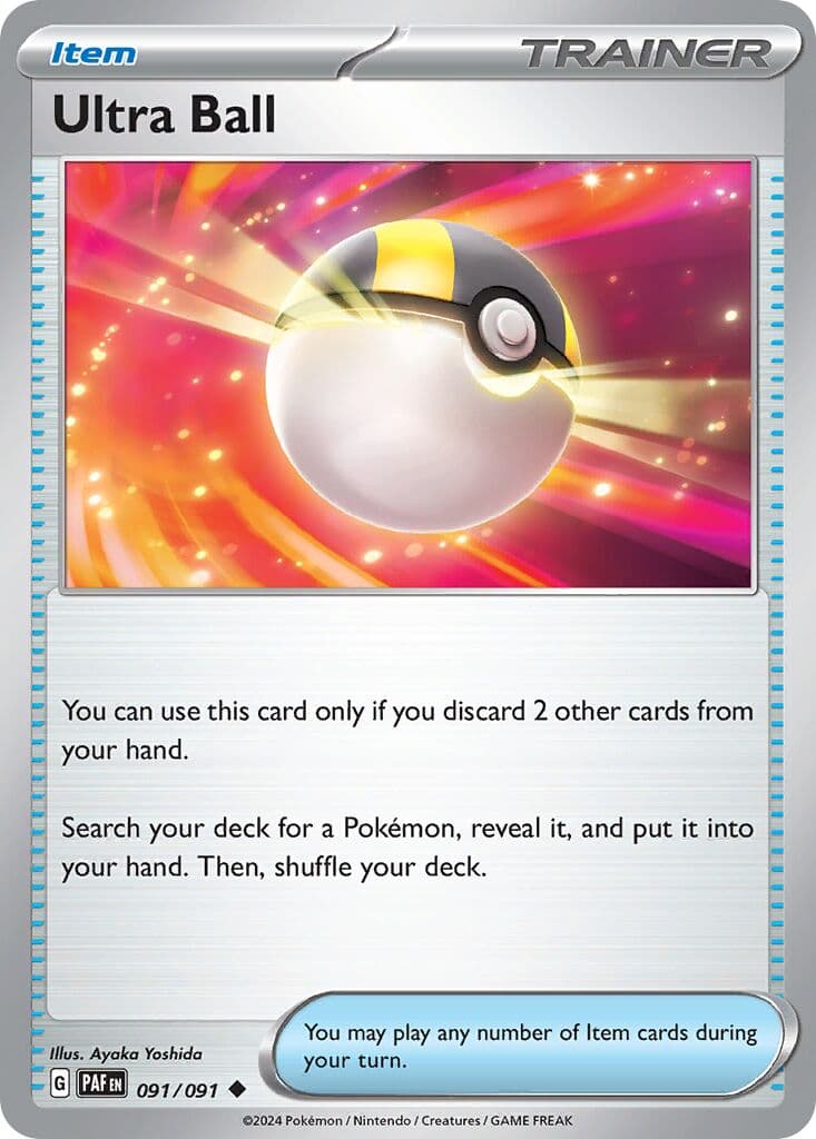 Paldean Fates Pokemon card #091 - high resolution TCG trading card image