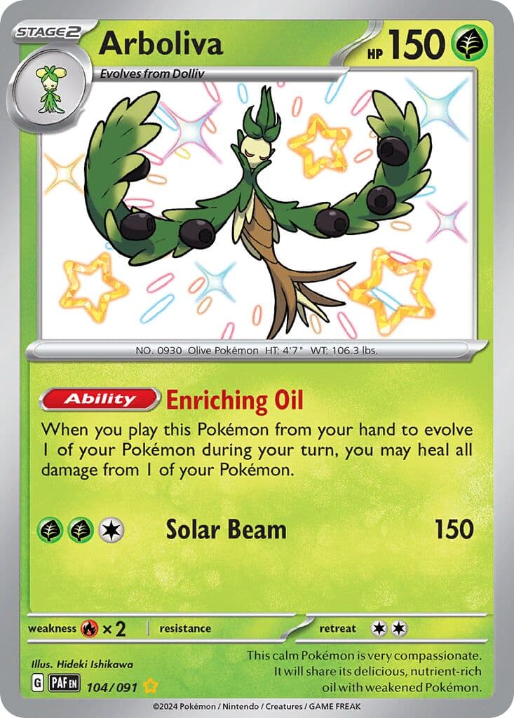 Paldean Fates Pokemon card #104 - high resolution TCG trading card image