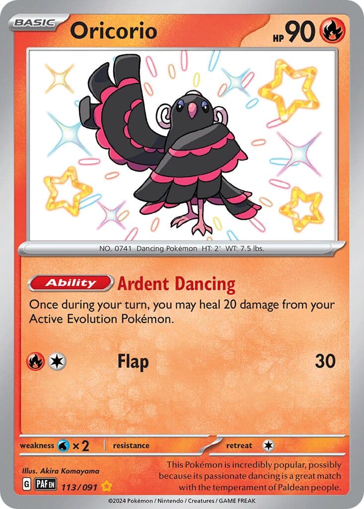 Paldean Fates Pokemon card #113 - high resolution TCG trading card image