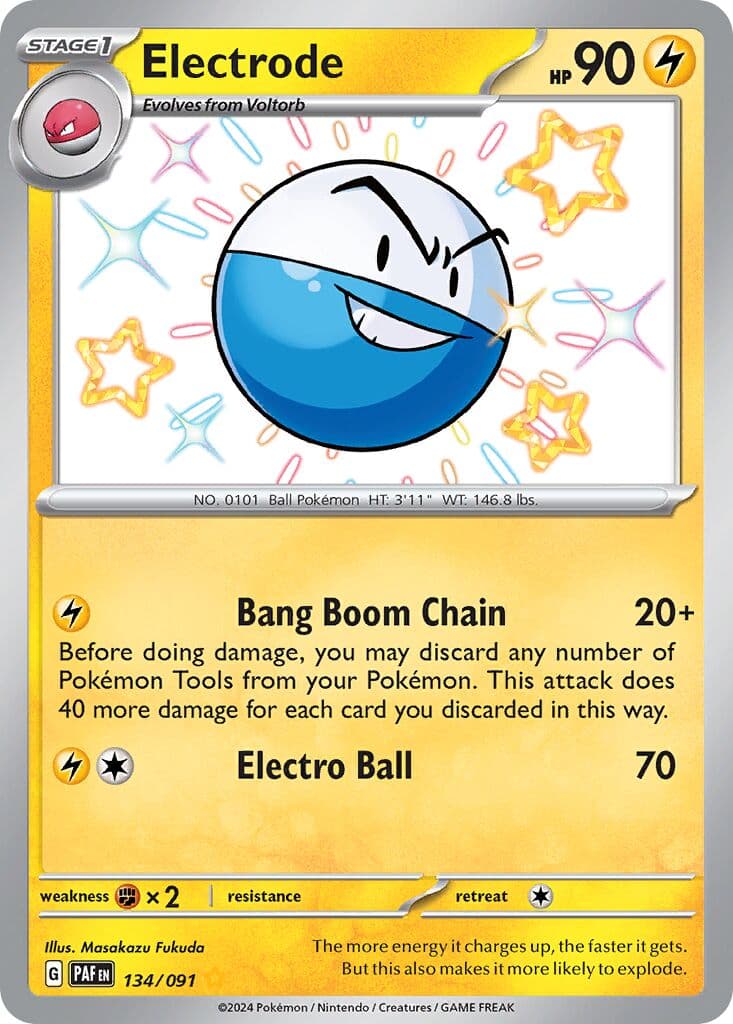 Paldean Fates Pokemon card #134 - high resolution TCG trading card image