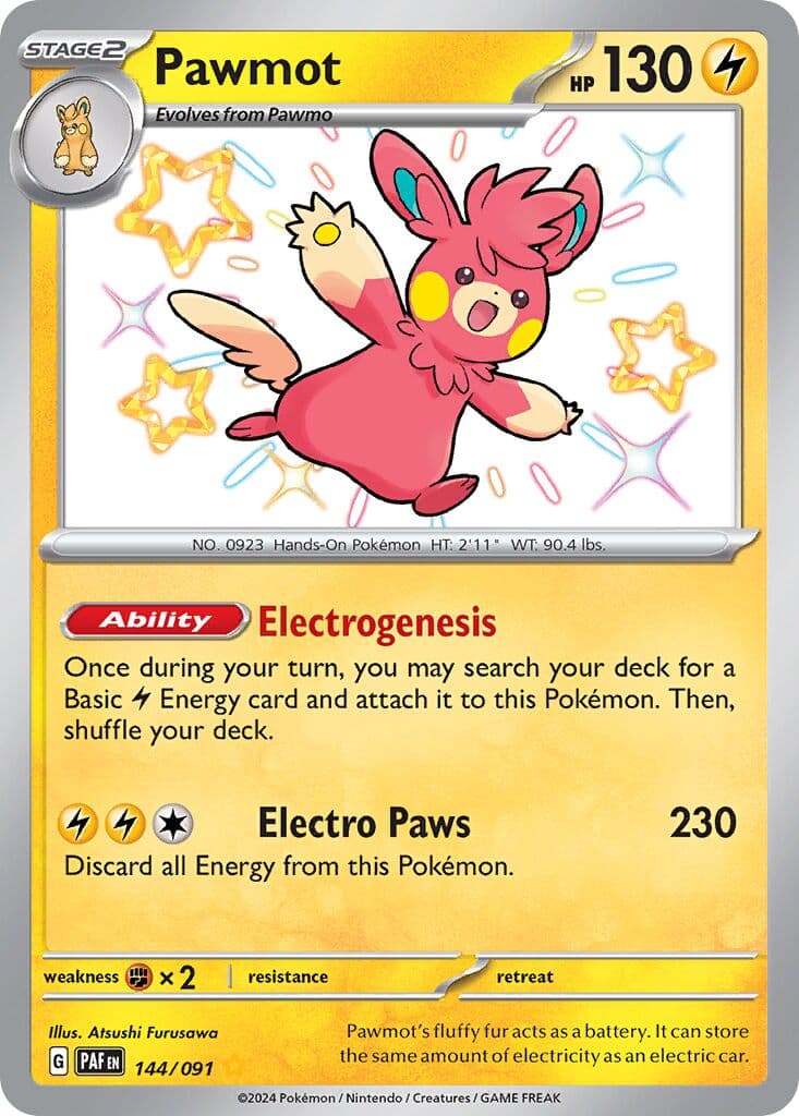 Paldean Fates Pokemon card #144 - high resolution TCG trading card image