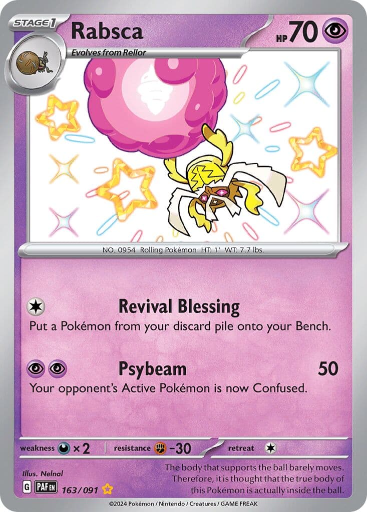 Paldean Fates Pokemon card #163 - high resolution TCG trading card image