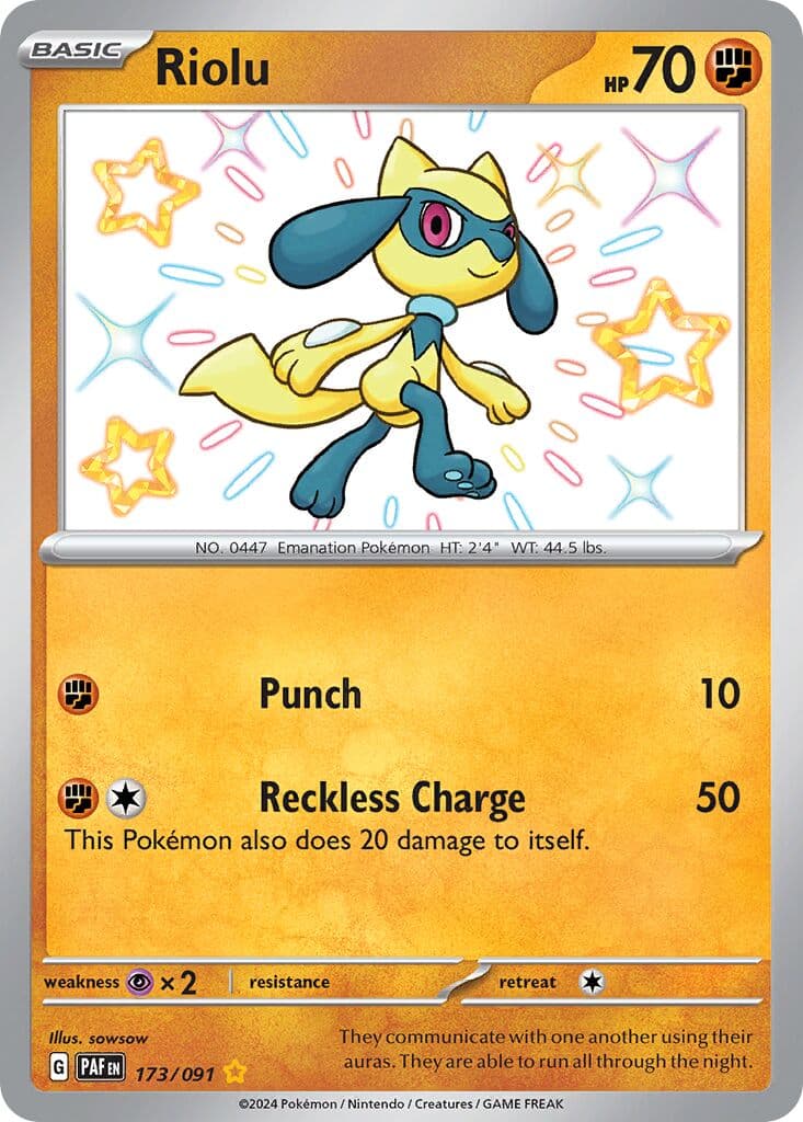 Paldean Fates Pokemon card #173 - high resolution TCG trading card image