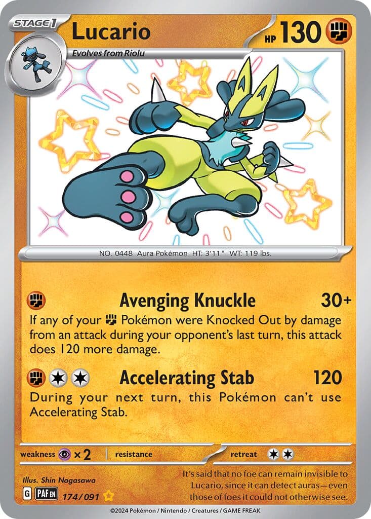 Paldean Fates Pokemon card #174 - high resolution TCG trading card image
