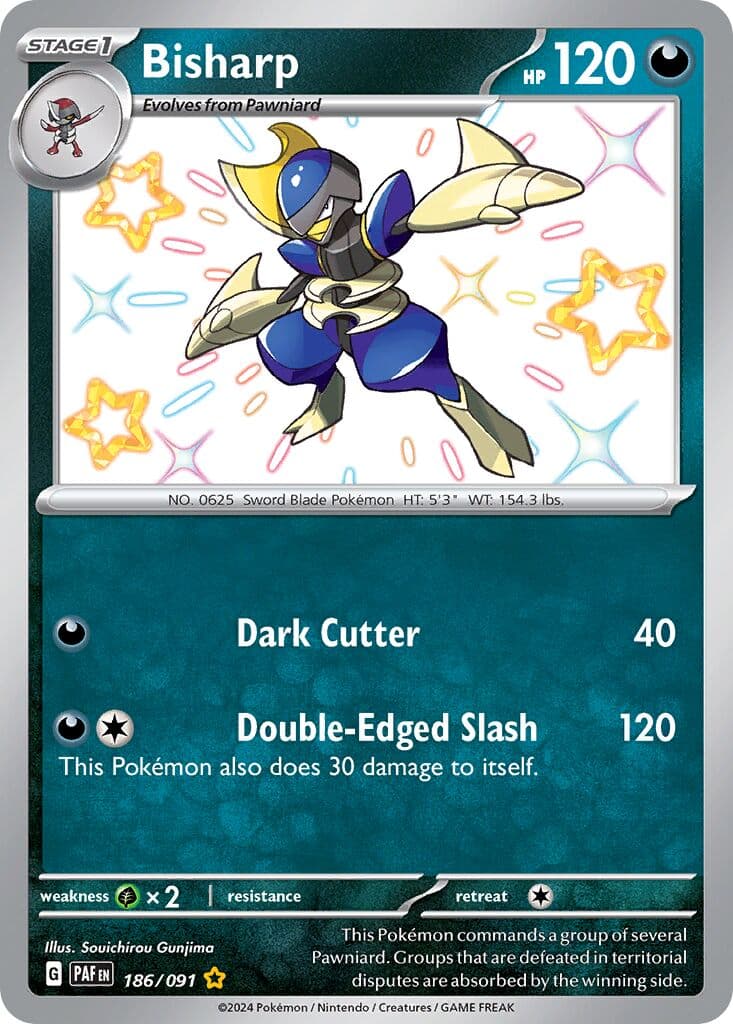 Paldean Fates Pokemon card #186 - high resolution TCG trading card image