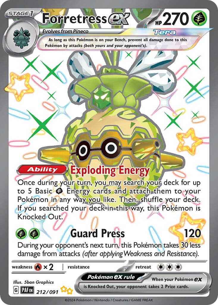 Paldean Fates Pokemon card #212 - high resolution TCG trading card image