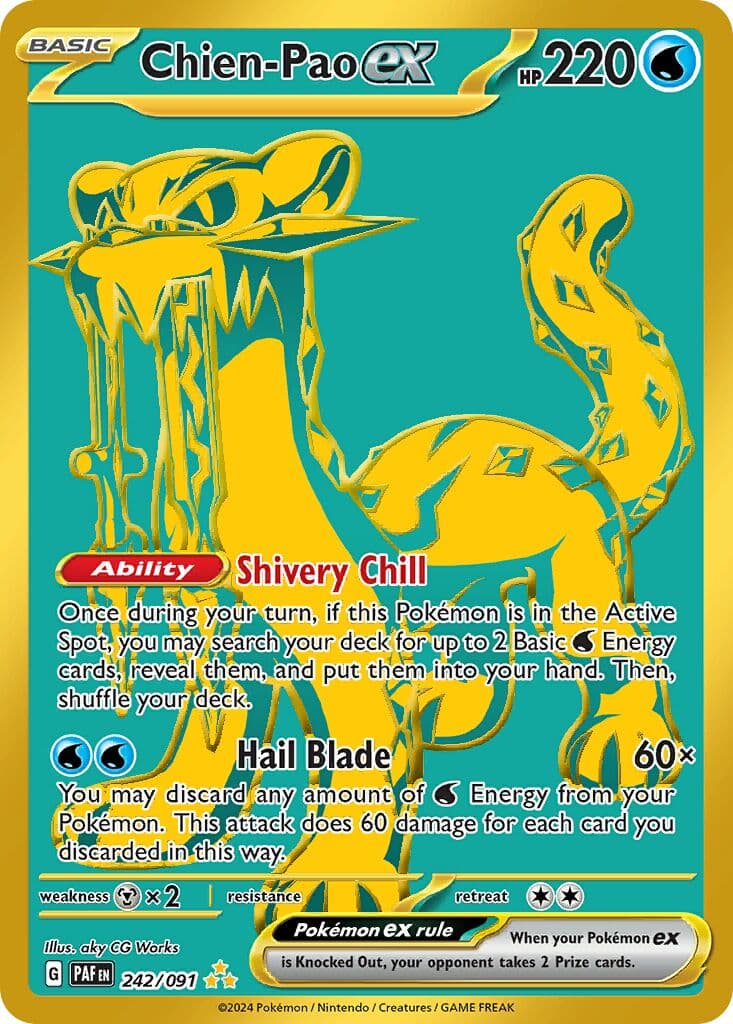 Paldean Fates Pokemon card #242 - high resolution TCG trading card image