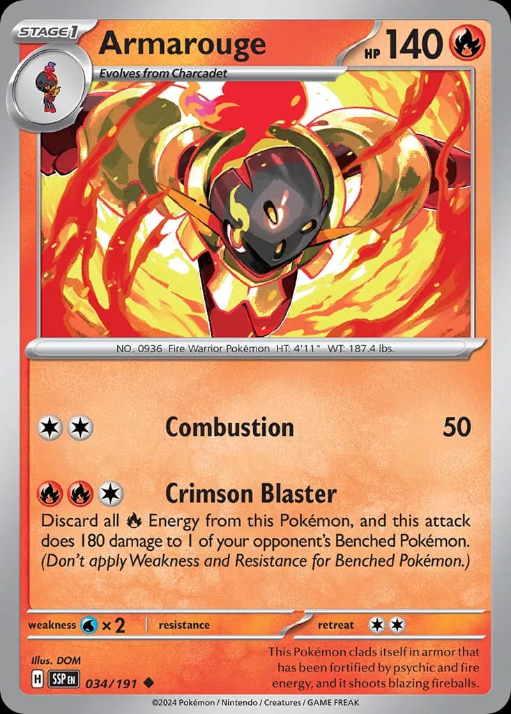 Surging Sparks Pokemon card #034 - high resolution TCG trading card image