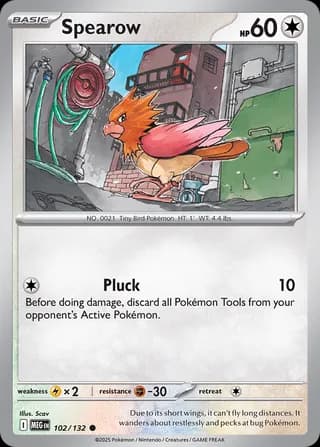 Mega Evolution Pokemon card #102 - high resolution TCG trading card image