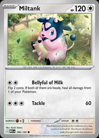 Mega Evolution Pokemon card #106 - high resolution TCG trading card image