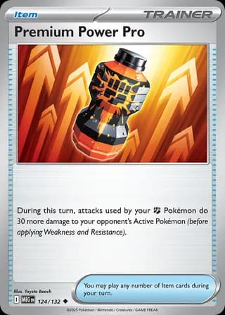 Mega Evolution Pokemon card #124 - high resolution TCG trading card image