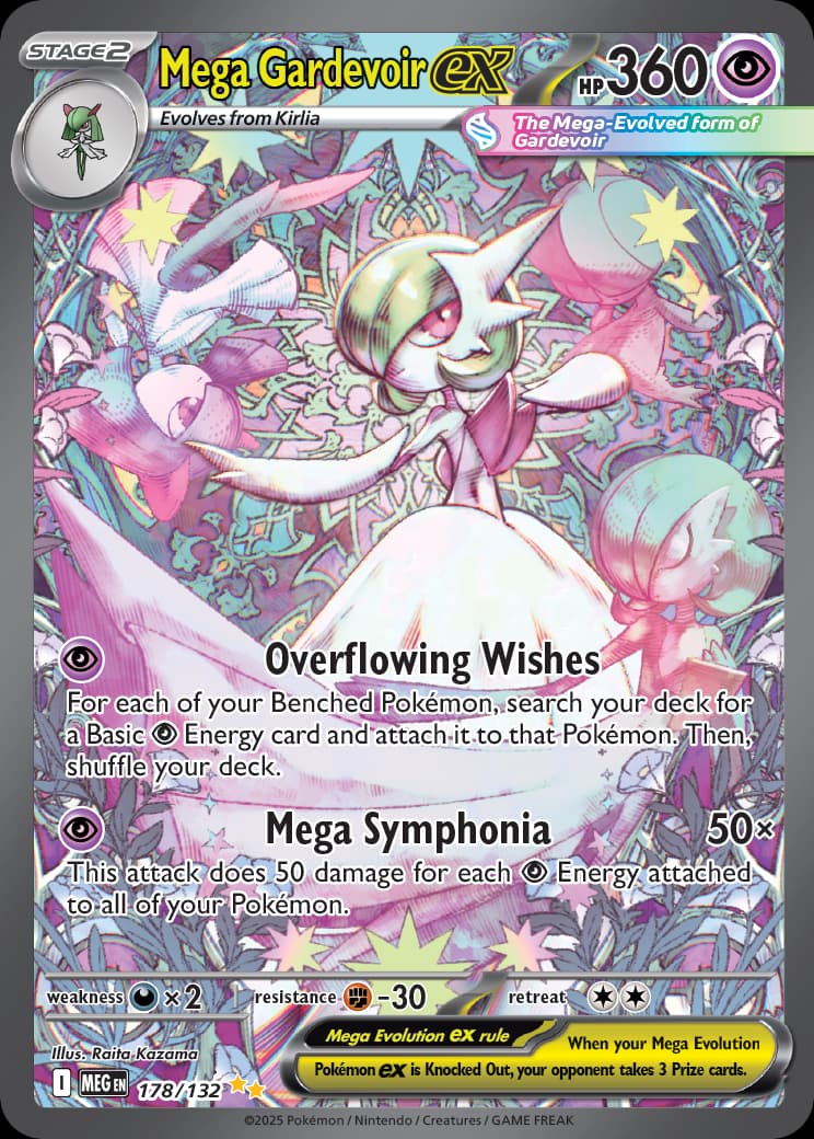 Mega Evolution Pokemon card #134 - high resolution TCG trading card image